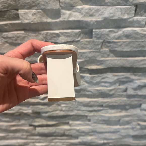 Nasty Gal Cream Women's Mules - Picture 5 of 7